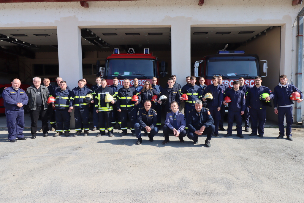 Vatrogasna zajednica Donji Miholjac uspješno osposobila 22 nova operativna vatrogasca